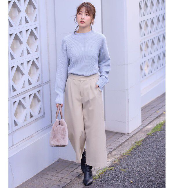 any SiS「【シリーズ累計7万本突破！】サーモ2WAYストレッチ ワンタック ワイドパンツ」|その他|