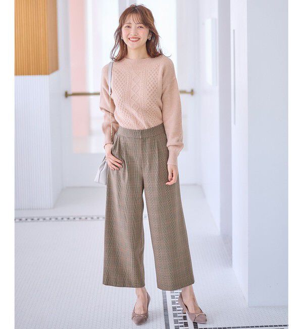 any SiS「【シリーズ累計7万本突破！】サーモ2WAYストレッチ ワンタック ワイドパンツ」|その他|