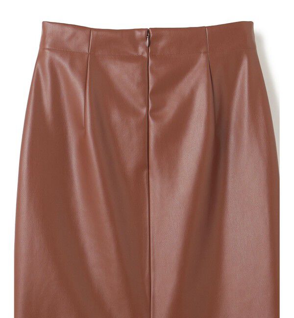 BEIGE,「DUPHOT / フェイクレザースカート」|スカート|