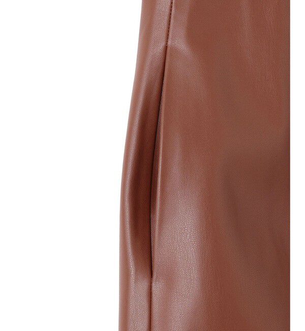 BEIGE,「DUPHOT / フェイクレザースカート」|スカート|