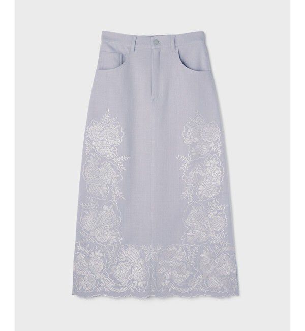 GRACE CONTINENTAL「エンブロイダリータイトスカート」|スカート|