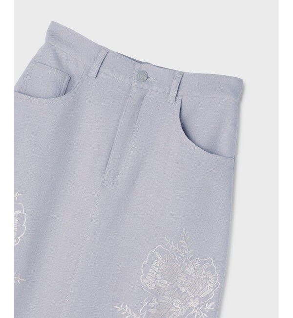 GRACE CONTINENTAL「エンブロイダリータイトスカート」|スカート|