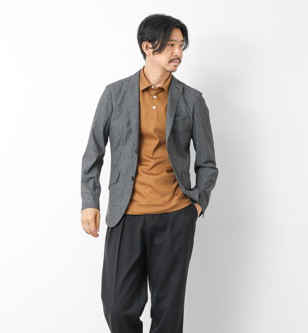 NOLLEY'S goodman「《ビジカジ対応》シルケットスムース ドレスポロ ビズポロ 25SS」|ポロシャツ|