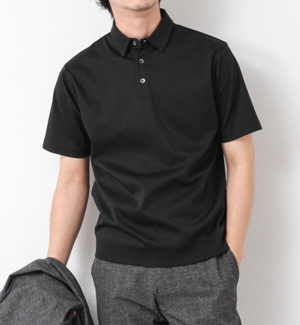 NOLLEY'S goodman「《ビジカジ対応》シルケットスムース ドレスポロ ビズポロ 25SS」|ポロシャツ|