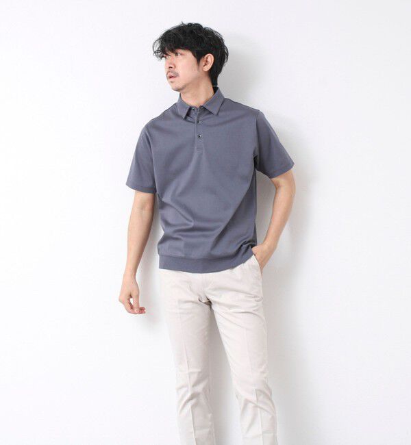 NOLLEY'S goodman「《ビジカジ対応》シルケットスムース ドレスポロ ビズポロ 25SS」|ポロシャツ|