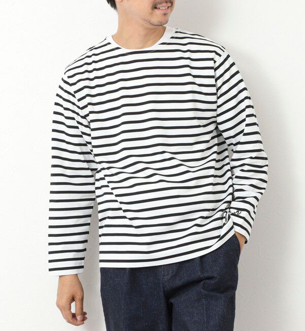 NOLLEY'S goodman「MVSシルケットボーダーBN」|Tシャツ・カットソー|ホワイト系その他