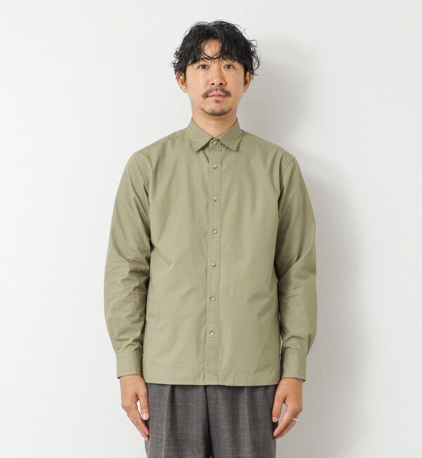 NOLLEY'S goodman「ピーチブロード レギュラーカラーシャツ 25AW」|シャツ・ブラウス|