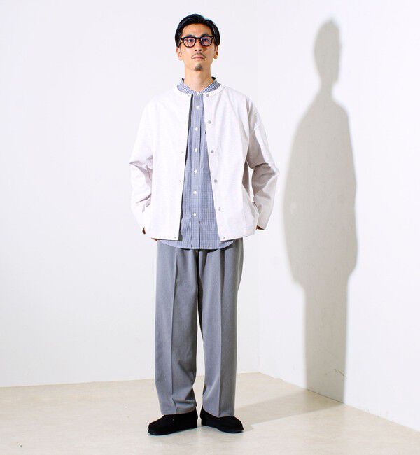 GLOSTER「【春の人気作が復刻】【裏グラデーションシリーズ】天竺クルーカーディガン」|カーディガン|