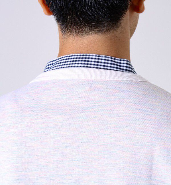 GLOSTER「【春の人気作が復刻】【裏グラデーションシリーズ】天竺クルーカーディガン」|カーディガン|