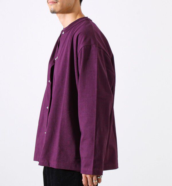 GLOSTER「【春の人気作が復刻】【裏グラデーションシリーズ】天竺クルーカーディガン」|カーディガン|