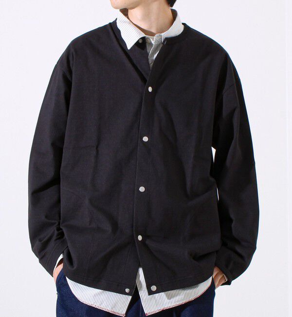 GLOSTER「【春の人気作が復刻】【裏グラデーションシリーズ】天竺クルーカーディガン」|カーディガン|