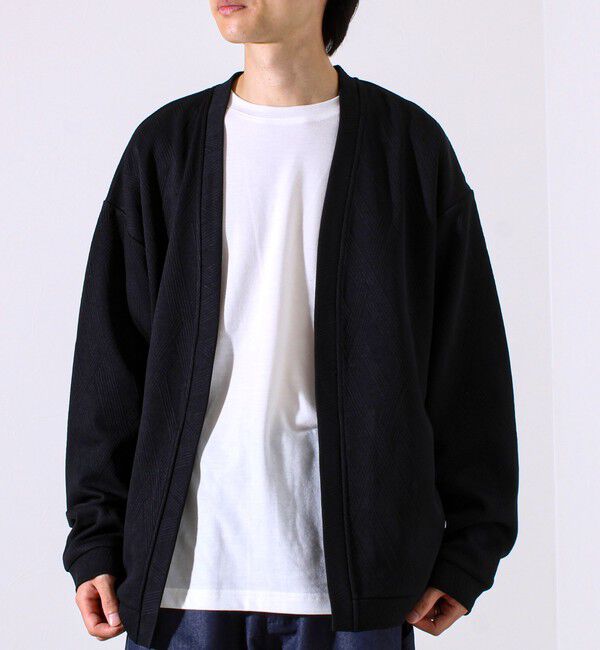 GLOSTER「【カーディガン＋ロンT セットアイテム】ふくれジャガード カーデアンサンブル」|カーディガン|