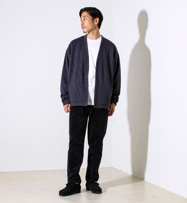 GLOSTER「【カーディガン＋ロンT セットアイテム】ふくれジャガード カーデアンサンブル」|カーディガン|