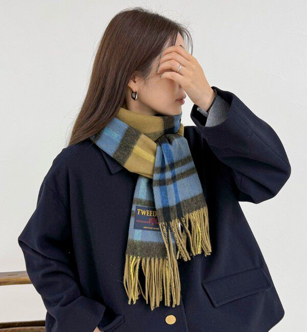 TWEEDMILL チェックスト ール TWEED MILL（ツイードミル） マフラー ストール 「追加」「TWEEDMILL