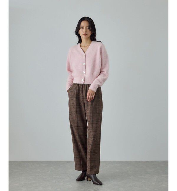 ROPE「ウールフランネルタックイージーパンツ/イージーケア・セットアップ対応」|チノ|