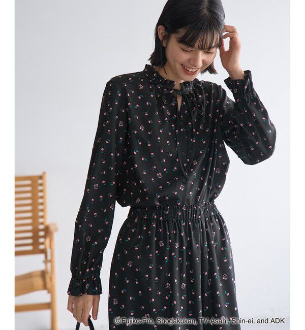 Rope&rsquo;Picnic「【ドラえもんコレクション】花柄ブラウス」|シャツ・ブラウス|