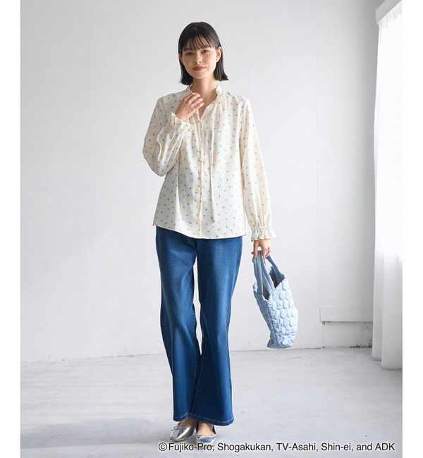 Rope&rsquo;Picnic「【ドラえもんコレクション】花柄ブラウス」|シャツ・ブラウス|