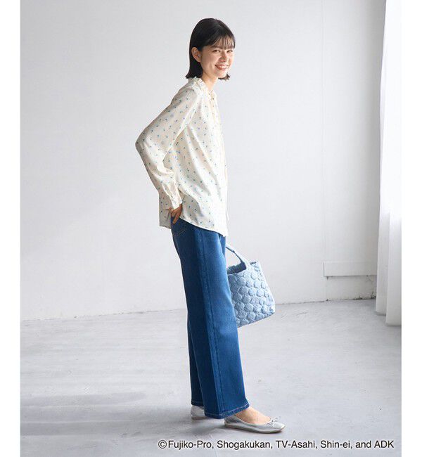 Rope&rsquo;Picnic「【ドラえもんコレクション】花柄ブラウス」|シャツ・ブラウス|