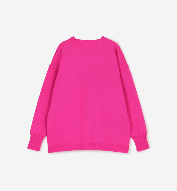  「Le Tricoteur | トラディショナル ウールガンジーセーター NEON UNISEX」|ニット・セーター|