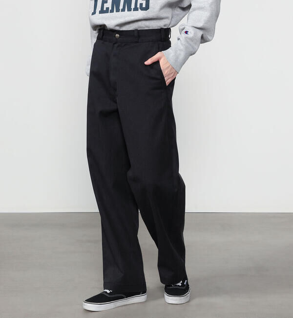 「TUF-NUT | T/C TWILL WIDE WORK TROUSERS MEN」|チノ|