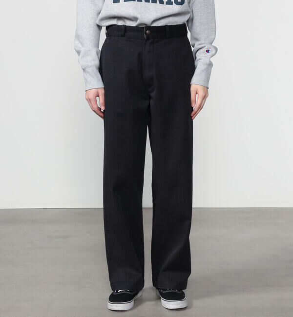  「TUF-NUT | T/C TWILL WIDE WORK TROUSERS MEN」|チノ|