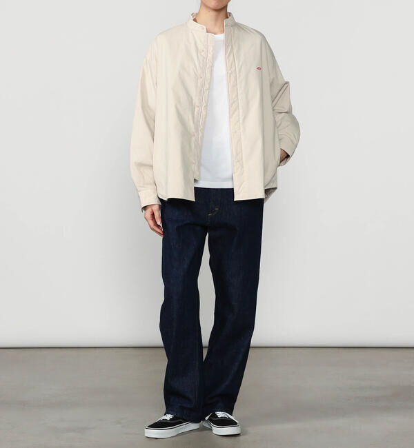 DANTON「DANTON | ポプリン 長袖シャツジャケット WOMEN」|ダウン|