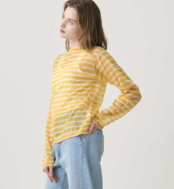 ORCIVAL「ORCIVAL | シースルー ボートネック長袖カットソー WOMEN」|Tシャツ・カットソー|