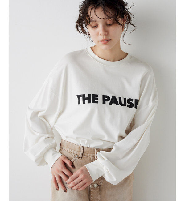 THE PAUSE「【THE PAUSE】THE PAUSEロングスリーブTシャツ」|Tシャツ・カットソー|