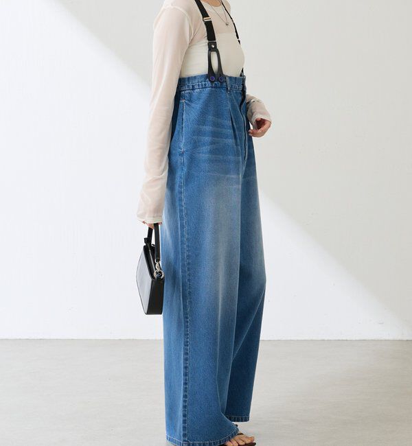  「Q.anos サスペンダーパンツ」|ワンピース|