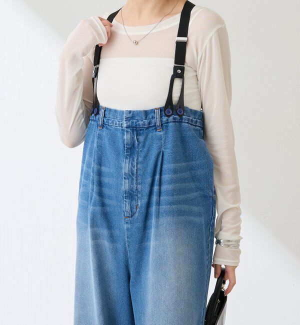  「Q.anos サスペンダーパンツ」|ワンピース|