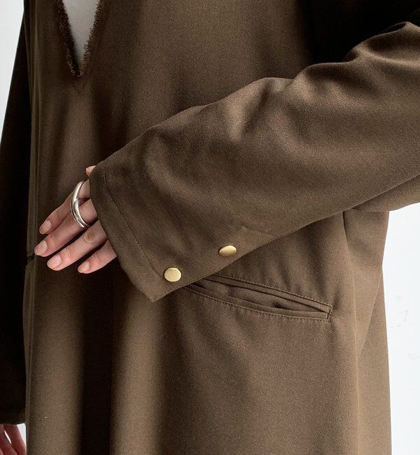  「深Vチュニックワンピース」|ワンピース|