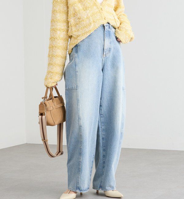  「【トレンド感ある着こなしに】ソフトバレルデニム」|デニム|