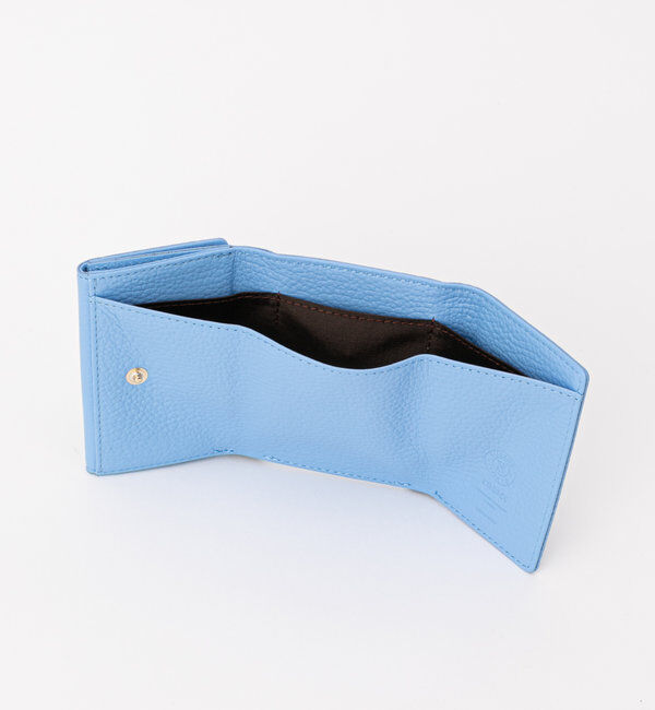  「モノグラムプレート三つ折りウォレット」|財布|