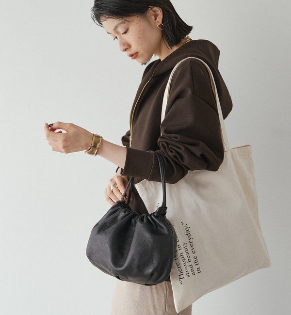  「レザー巾着4WAYショルダーバッグ」|ショルダー・メッセンジャー|