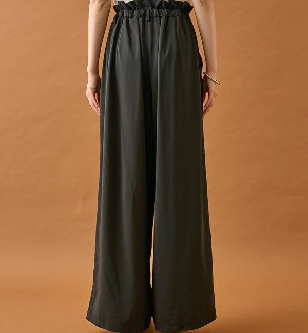  「【オールシーズン対応/WEB限定アイボリー】フリルイージーパンツ」|チノ|