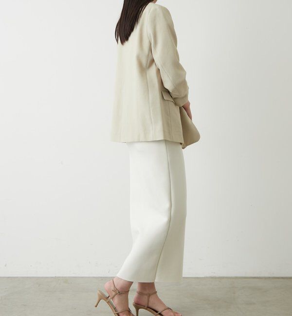  「【Lサイズも登場！】ポンチZIPタイトスカート」|スカート|