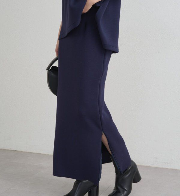  「【Lサイズも登場！】ポンチZIPタイトスカート」|スカート|