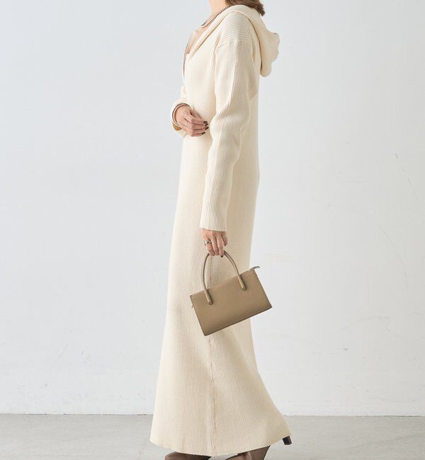  「フーデットジップワンピース」|ワンピース|