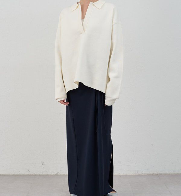  「スキッパーラガーニット」|ニット・セーター|