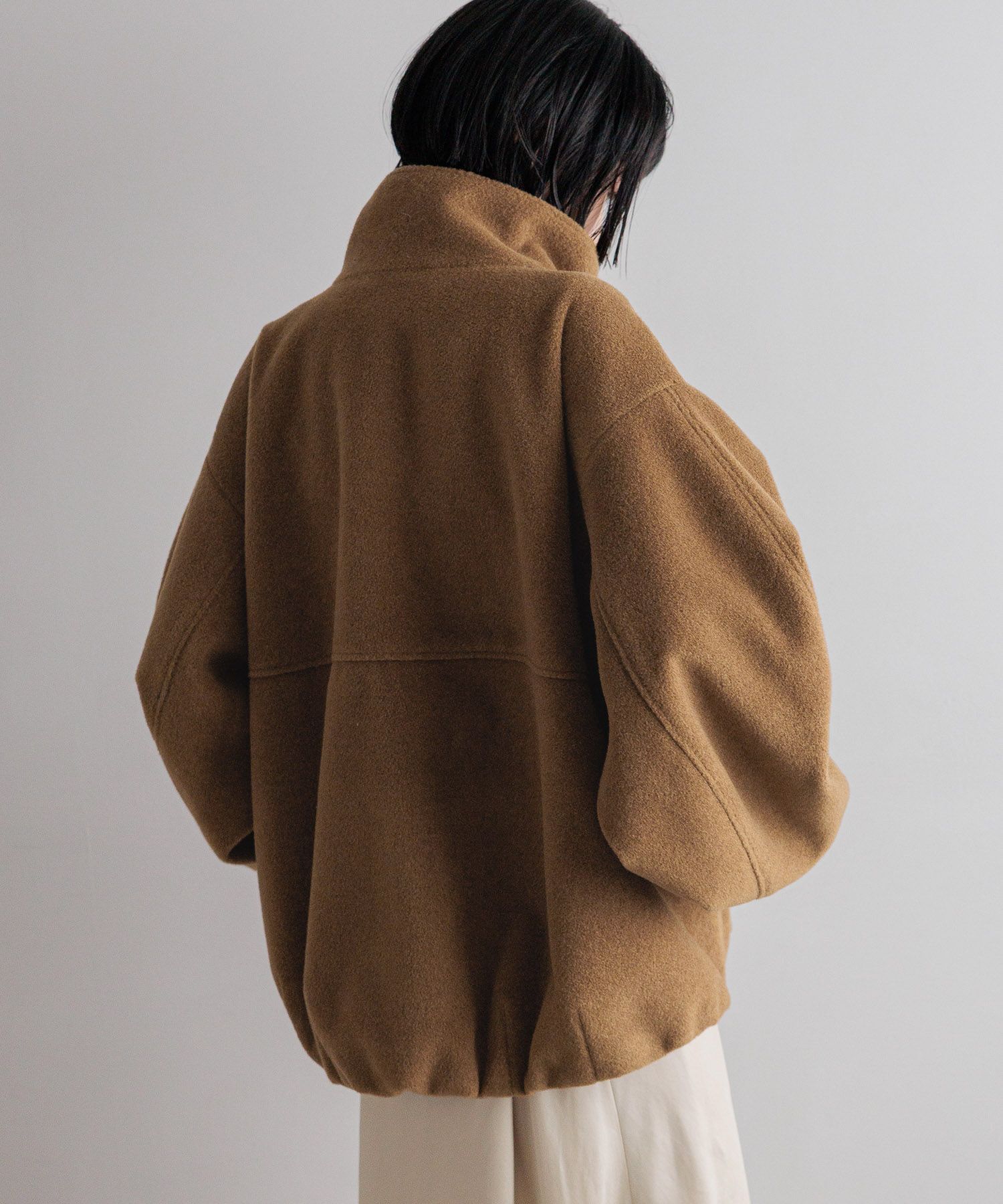 LOWRYS FARM「ウーリーテックスタンドブルゾン」|ブルゾン・スタジャン|