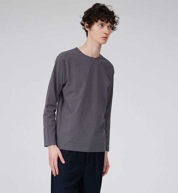 ABAHOUSE「【ノンストレス】定番 / COTTON LYCRA 圧着 クルーネック 長袖 T」|Tシャツ・カットソー|その他3