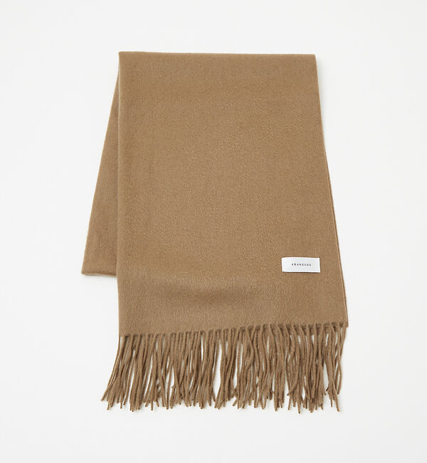 ABAHOUSE「カシミヤ100％ 大判 ベーシック マフラー 60&times;160」|マフラー|