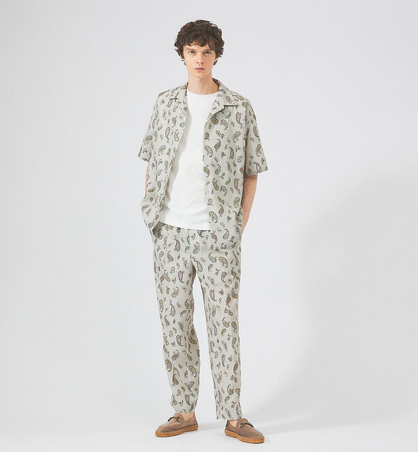 ABAHOUSE「【セットアップ対応】LONGCHAMP 2WAY オープンカラー 半袖 シャツ」|シャツ・ブラウス|