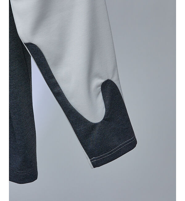 ABAHOUSE「【ウズマキ】アシンメトリー 配色 オーバーサイズ ポンチ ロンT」|Tシャツ・カットソー|