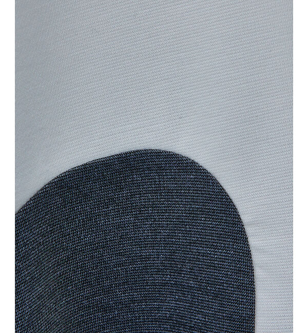 ABAHOUSE「【ウズマキ】アシンメトリー 配色 オーバーサイズ ポンチ ロンT」|Tシャツ・カットソー|