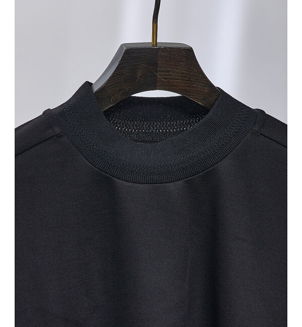 ABAHOUSE「【ミニカノコ】ダンボール モックネック 長袖Tシャツ」|Tシャツ・カットソー|