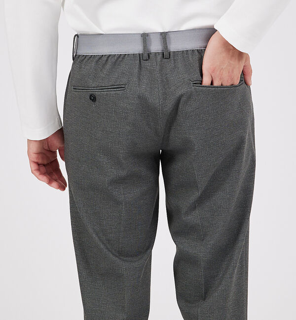 ABAHOUSE「【セットアップ対応】ストレッチポンチ スラックス」|スラックス|