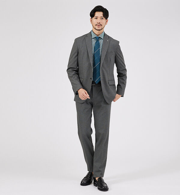 ABAHOUSE「【セットアップ対応】ストレッチポンチ スラックス」|スラックス|