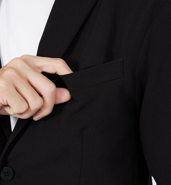 ABAHOUSE「【上下2点セット/セットアップ対応】シルキータッチ ウォッシャブル セットアップ」|スーツ|