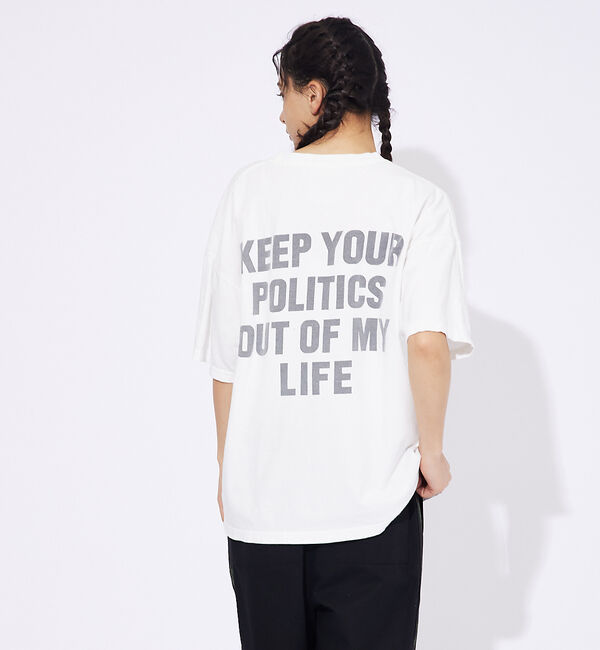 ABAHOUSE「【REMI RELIEF / レミ レリーフ】FRONT/BACK MESSAG」|Tシャツ・カットソー|オフホワイト